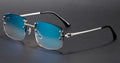 Lunettes Horizon — Prestige Bleu & Argent