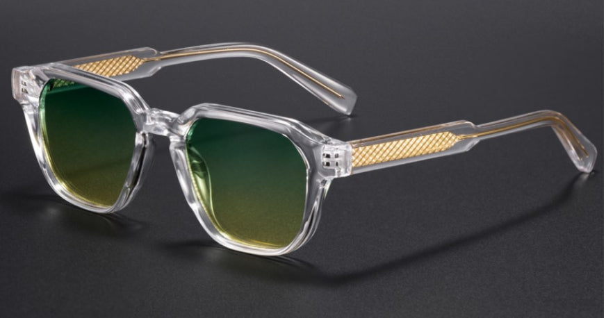 Lunettes Vanguard — District Cristal & Vert Forêt